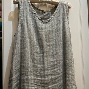 Free Shipping!! Flax linen dress size small